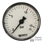 Манометр Watts 50/10-1/4 0-16 bar аксиальный