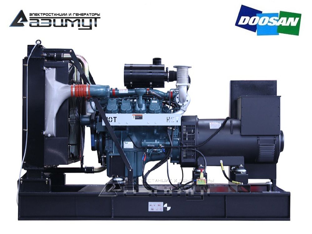 Дизельный генератор Азимут АД-320С-Т400-2РМ17 Doosan с автозапуском
