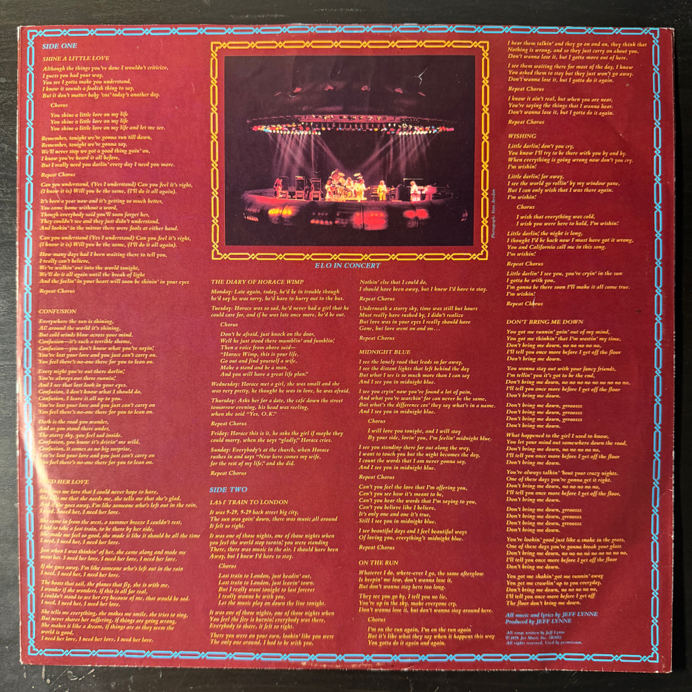 Electric Light Orchestra - Discovery (Европа 1979г.)