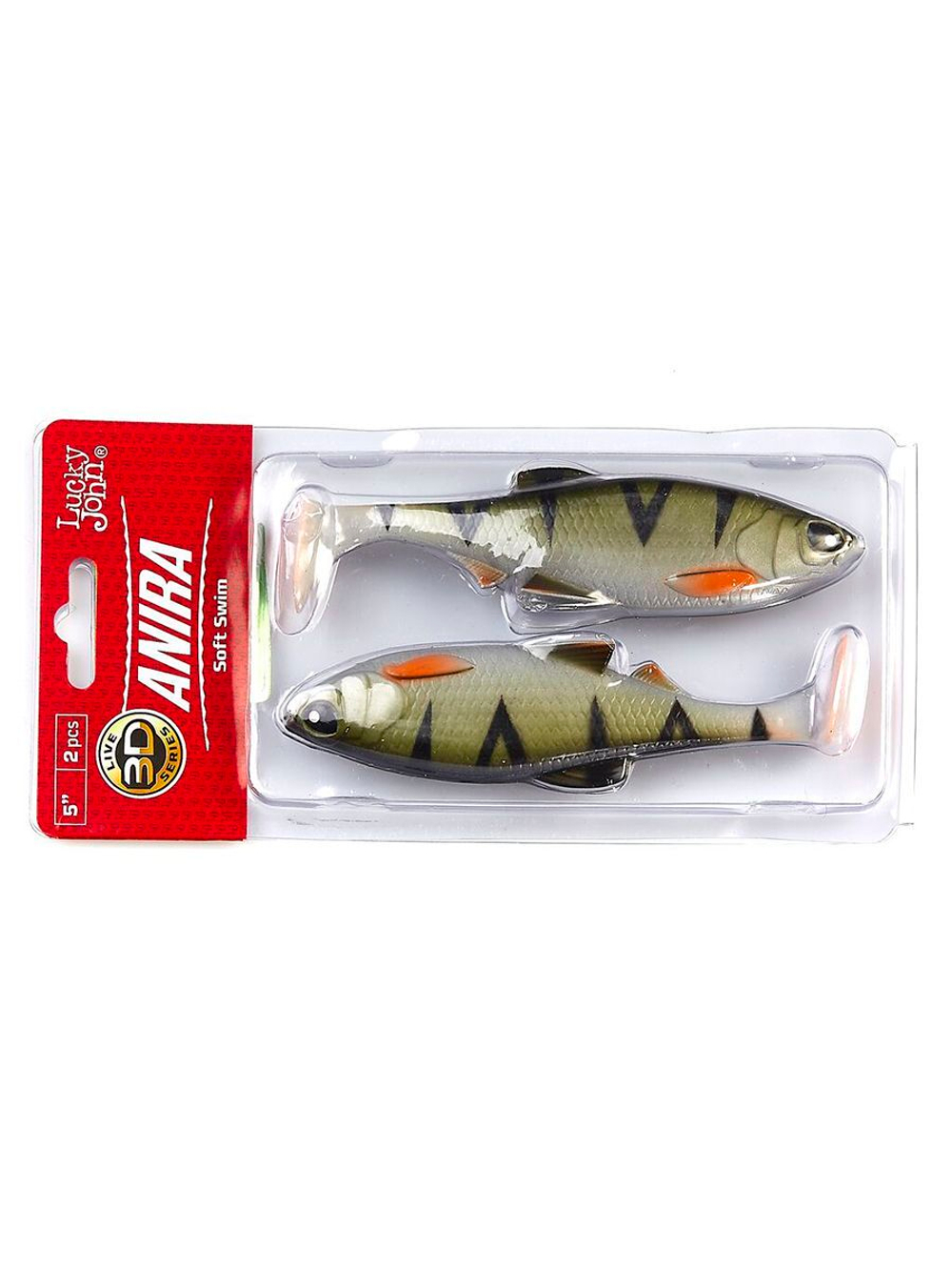 Виброхвосты LJ 3D Series ANIRA SOFT SWIM 6,0in (15,20)/A02 1 шт. в упак.
