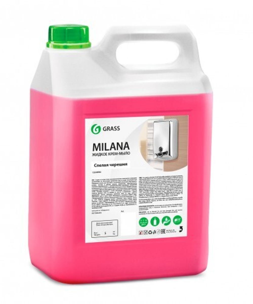 GraSS Мыло жидкое Milana Спелая черешня 5л