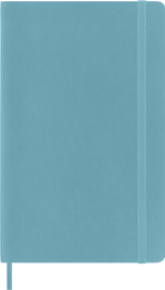 Блокнот Moleskine CLASSIC SOFT Large 130х210мм 192стр. линейка мягкая обложка голубой QP616B35