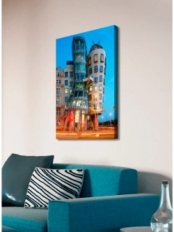 Картина "Танцующий дом", галерейная 30х40см 1шт.