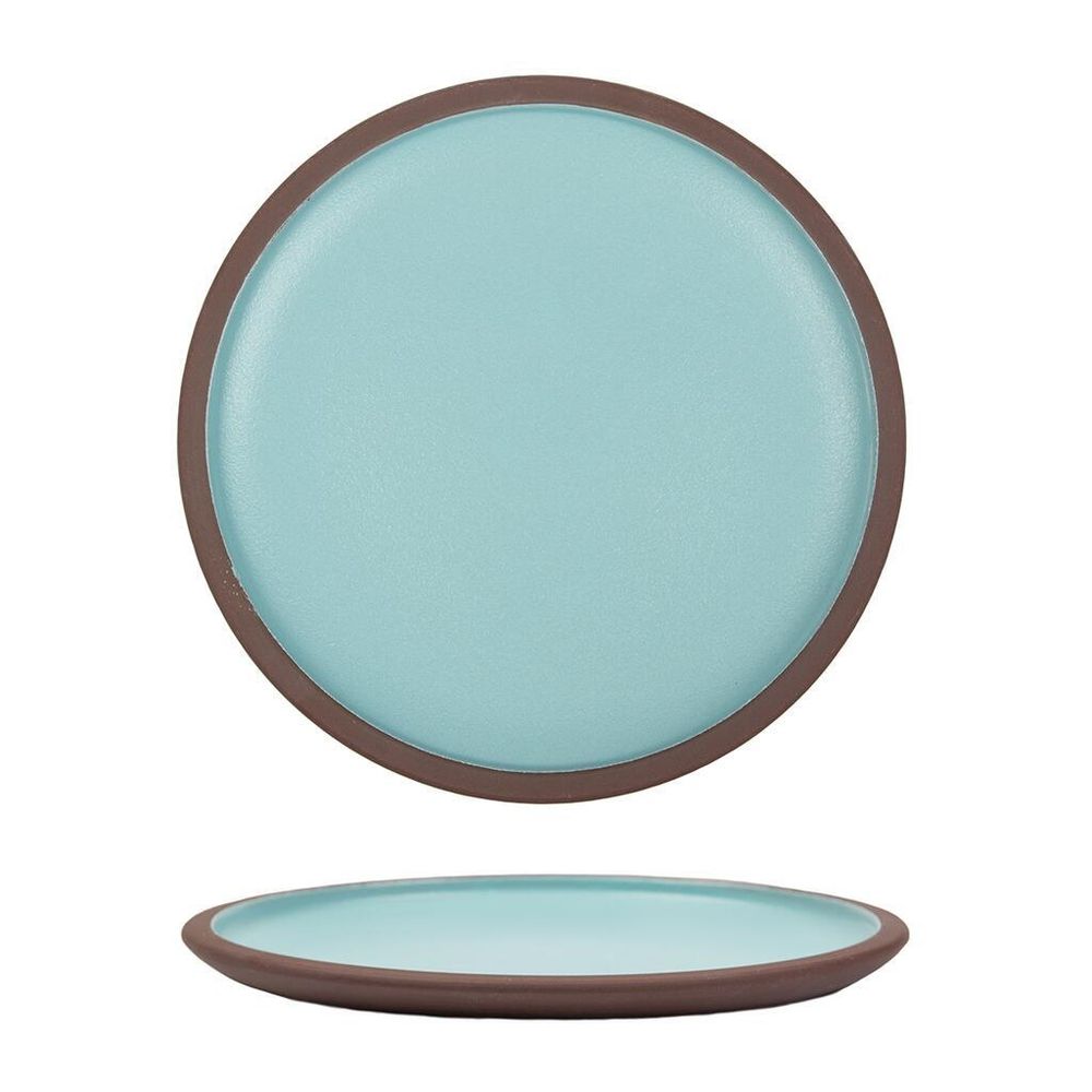 Тарелка d 20,5 см h1,8 cм Blue Matt New Brown Taiga P.L. [6]