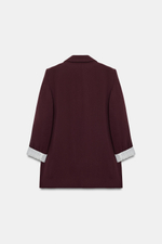 БЛЕЙЗЕР С ПОДПЛЕЧНИКАМИ И ПРИНТОМ НА МАНЖЕТАХ — ZARA