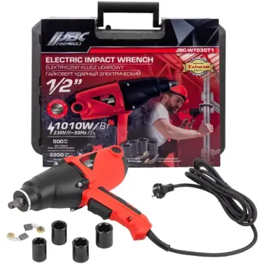 Гайковерт ударный электрический 1/2'', 1010W JBC JBC-WT03071