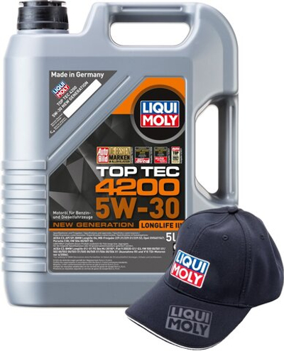 Масло моторное LIQUI MOLY Top Tec 4200 5W-30 синтетическое 5 л  8973 / 3707 / 7661