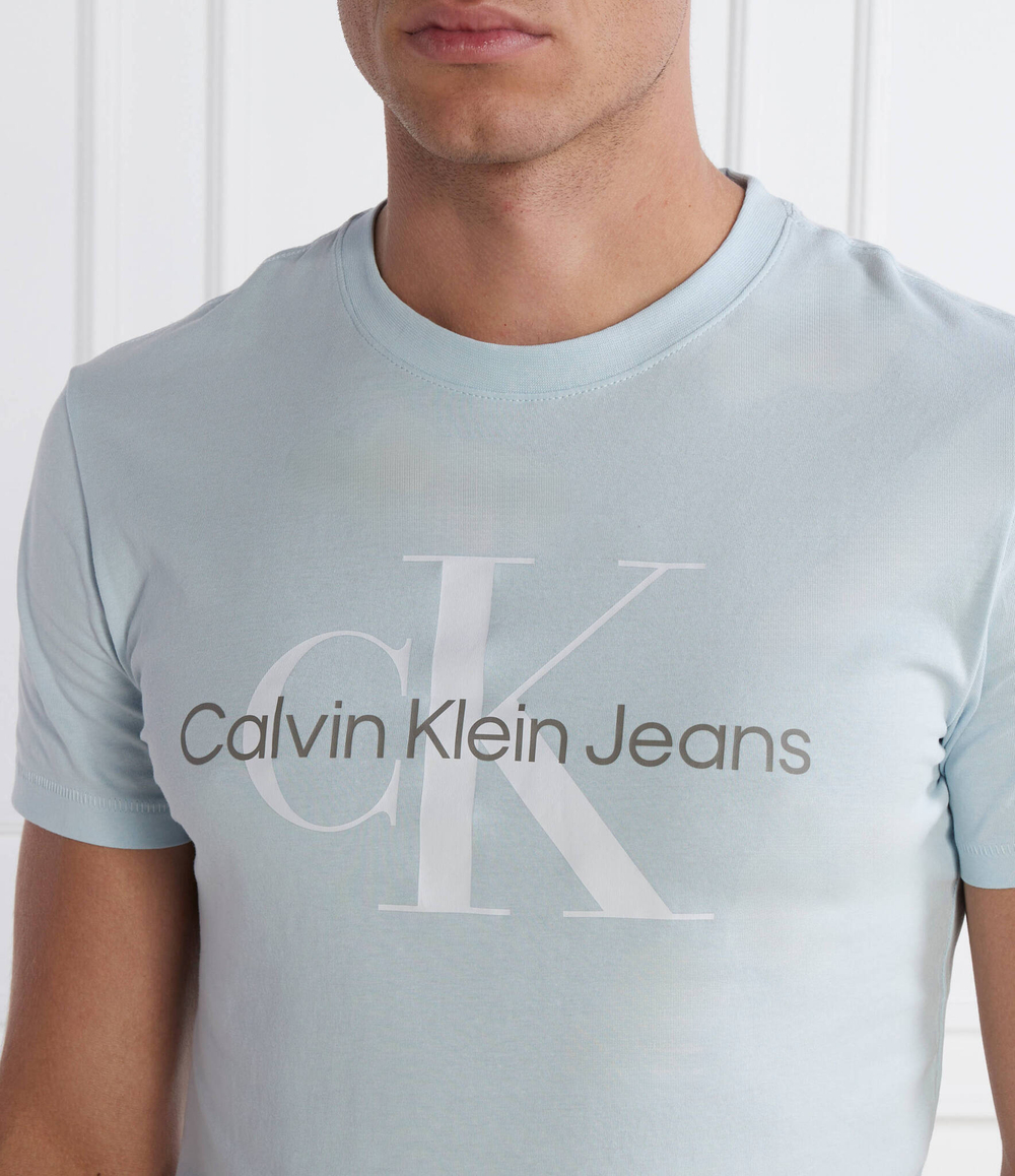 Футболка CALVIN KLEIN JEANS - голубой(J30J320806)
