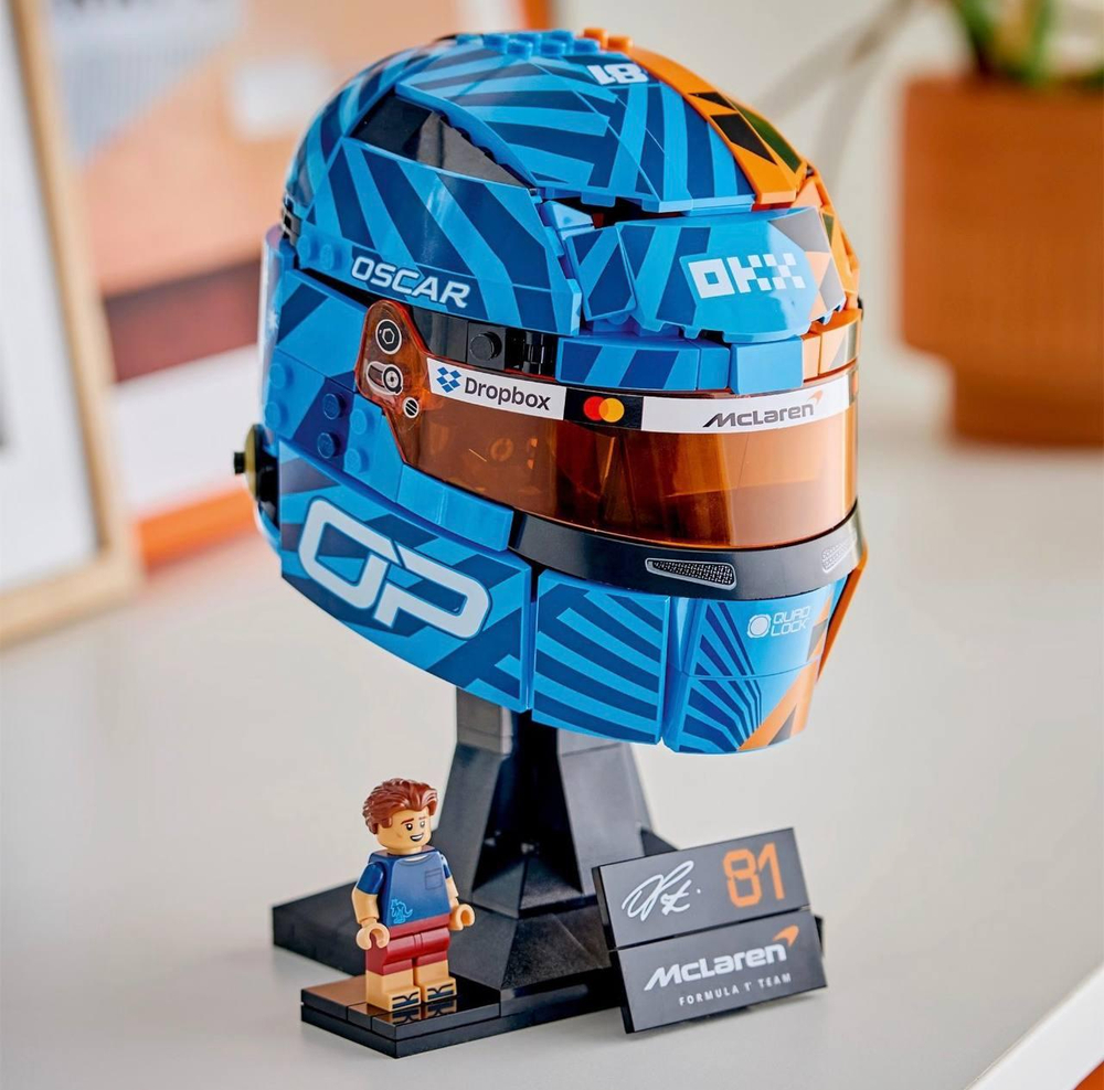 Конструктор лего Editions Шлем Оскара Пиастри 43017 LEGO McLaren Mastercard F1 Team Oscar Piastri Helmet 793 детали 14+