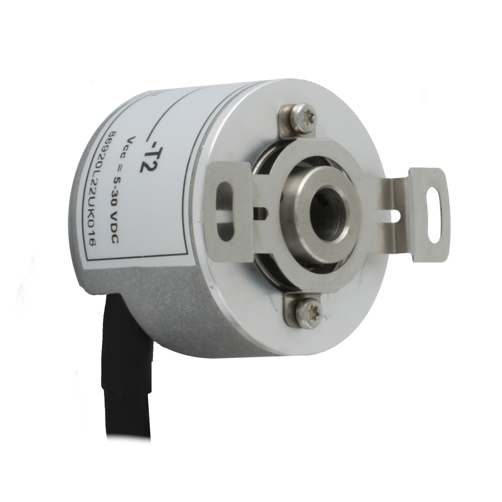 Инкрементальный программируемый энкодер INNOCONT EIP 40HO 10630V3000-T2 D=40мм, полый вал 10мм, 5…30VDC, выход TTL/HTL с инверсией, IP 54