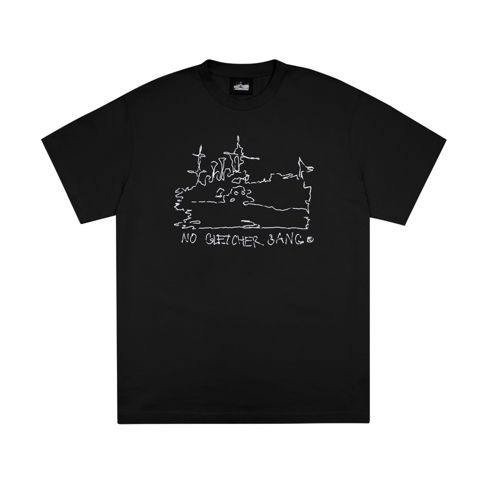 DRAW LOGO T-SHIRT BLACK