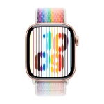 Умные часы Apple Watch Series 11 GPS, 42mm, Rose Gold Aluminium Case with Pride Edition Sport Loop