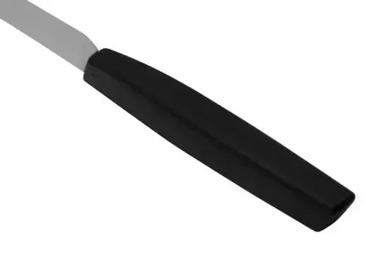 Кухонный нож Victorinox Мод. Swiss Modern лезвие 11 см с закруглённым кончиком, чёрный #6.9003.11