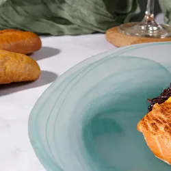 Блюдо овальное 28*21 см h4,4 см 800 мл Green Sky матовое стекло P.L. Proff Cuisine [6]