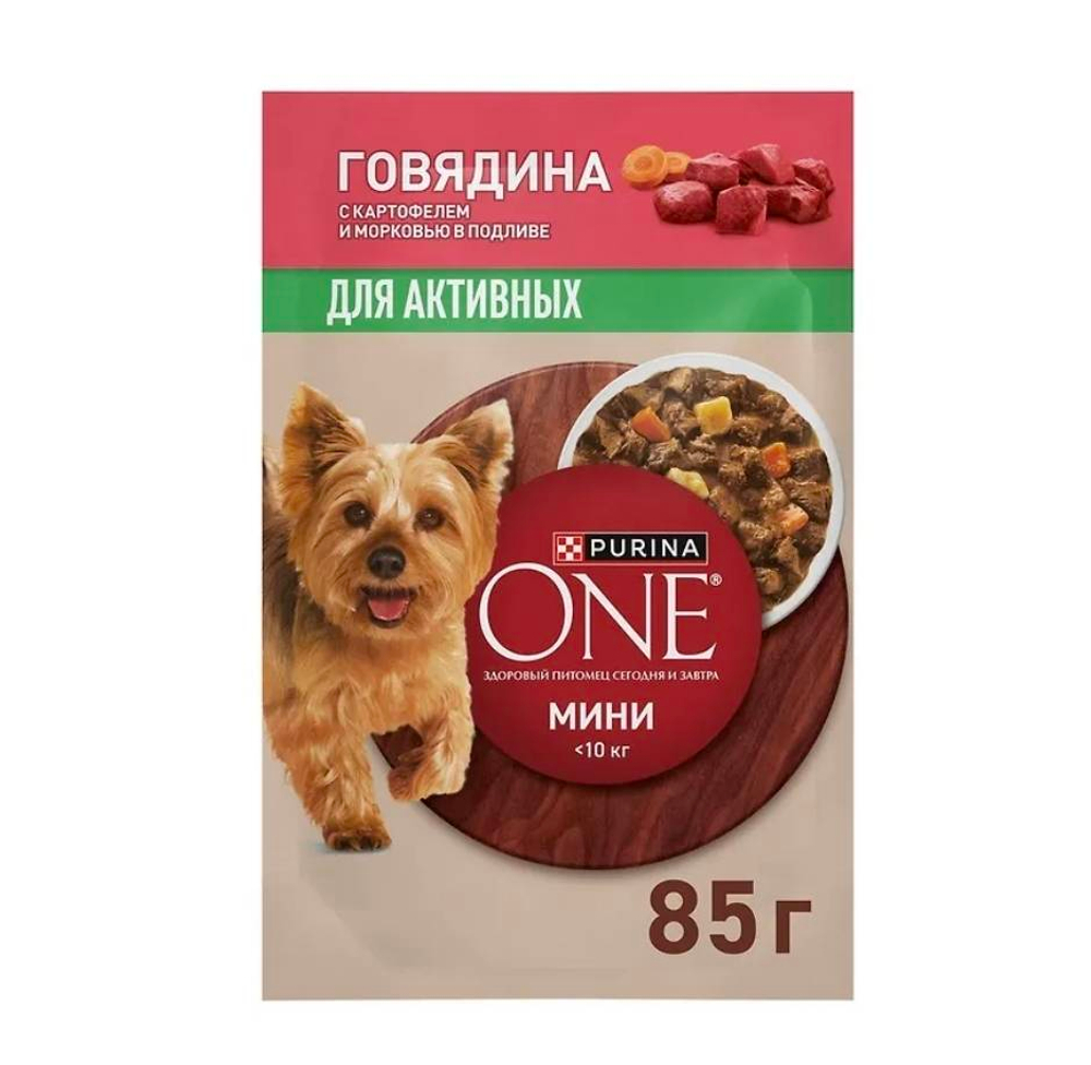 ONE МИНИ Акт Соб Говядина Карт Морк26x85гN