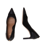 Кожаные туфли на шпильках janet_pump70_meflk BOSS BLACK - черный(50512927)