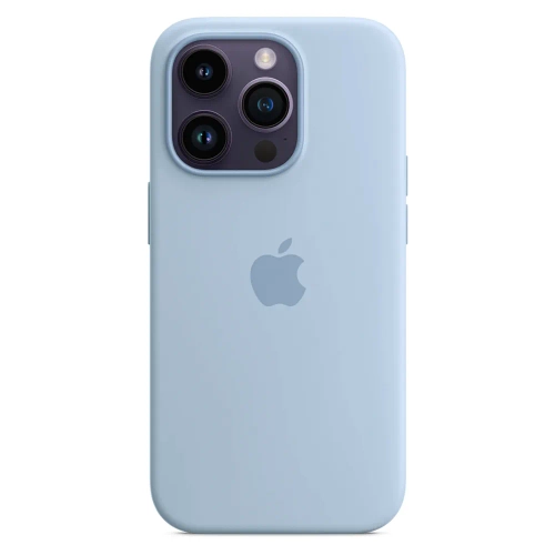 Силиконовый чехол с поддержкой MagSafe Apple Silicone Case для iPhone 14 Pro, Sky (Чистое небо)