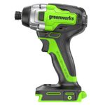 Аккумуляторный ударный винтоверт Greenworks GD24ID3,3802807, 24v, без АКБ и ЗУ