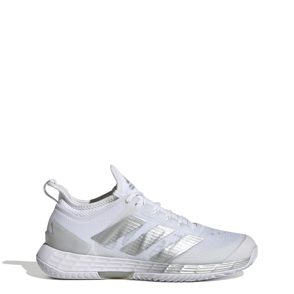 Женские Кроссовки теннисные Adidas Adizero Ubersonic 4 W - cloud wihite/silver metalic/grey two