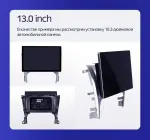 Магнитола для Toyota Camry 50 2011-2014 (рамка серебристо-черная 9) - Teyes CC3-2K монитор 13", QLED+2K, Android 10, Быстрая, 4G SIM-слот, CarPlay