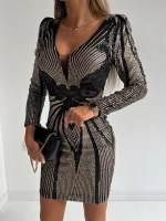 золотисто-черное платье+ plus size