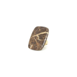 Кольцо Nature Bijoux, Komodo, разъемное, с мрамором в смоле, NB25.2-19-25890 (коричневый)