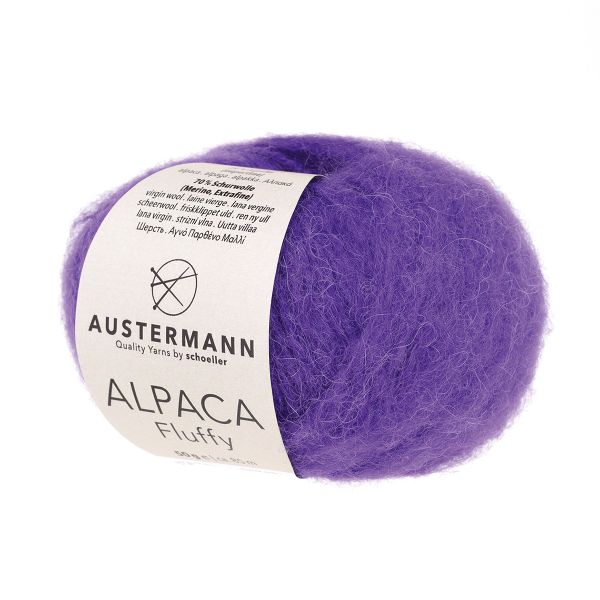 Пряжа Austermann (Аустерманн) Alpaca Fluffy / уп.10 мот. по 50 г, 85 м, 12013