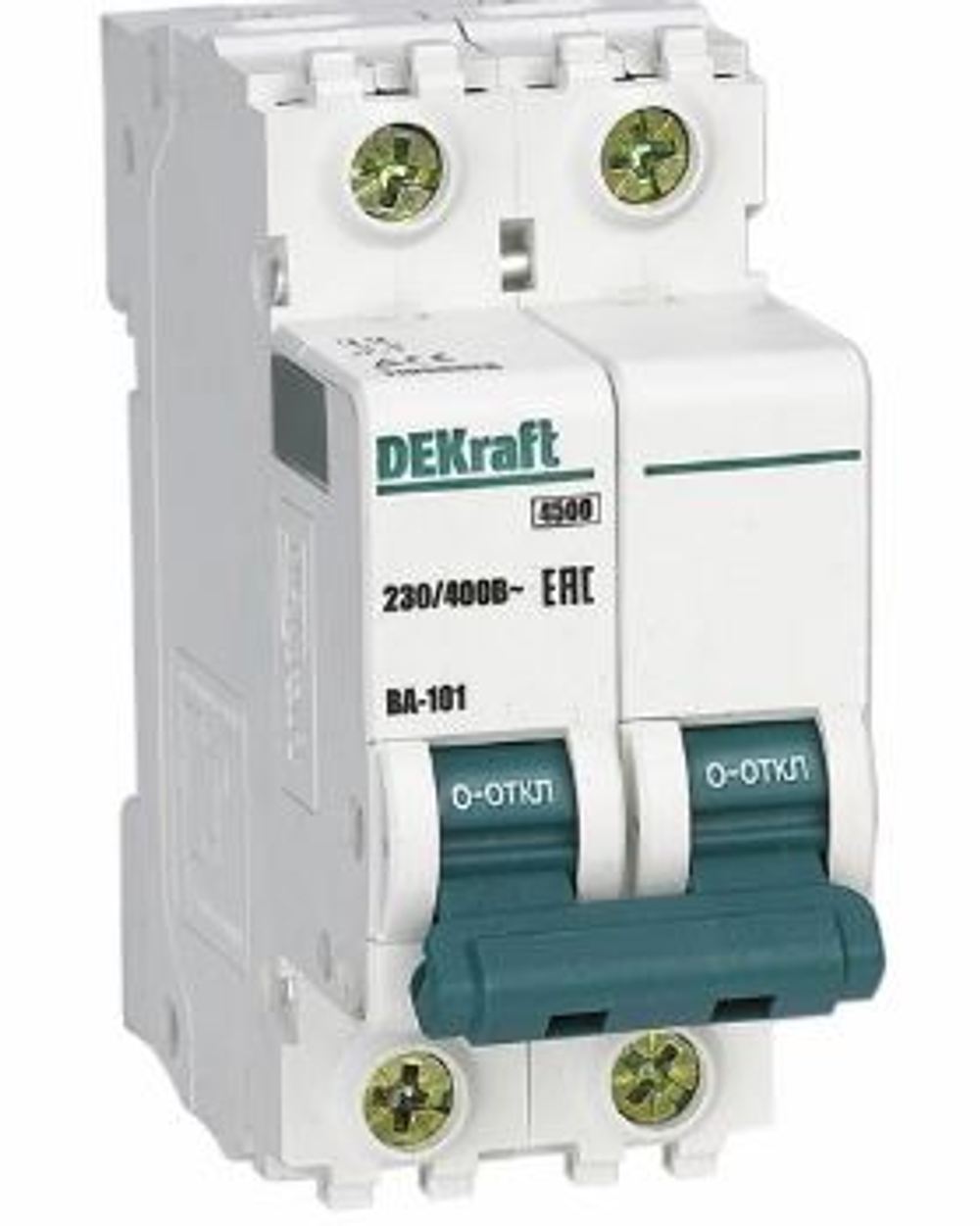 Автоматический выключатель DEKraft ВА101-2P-050A-C 11071DEK