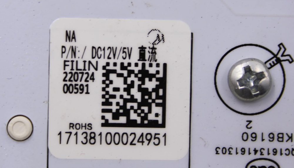 Модуль управления 17138100024953 стиральной машины Weissgauff WM 40970 TD Inverter Steam
