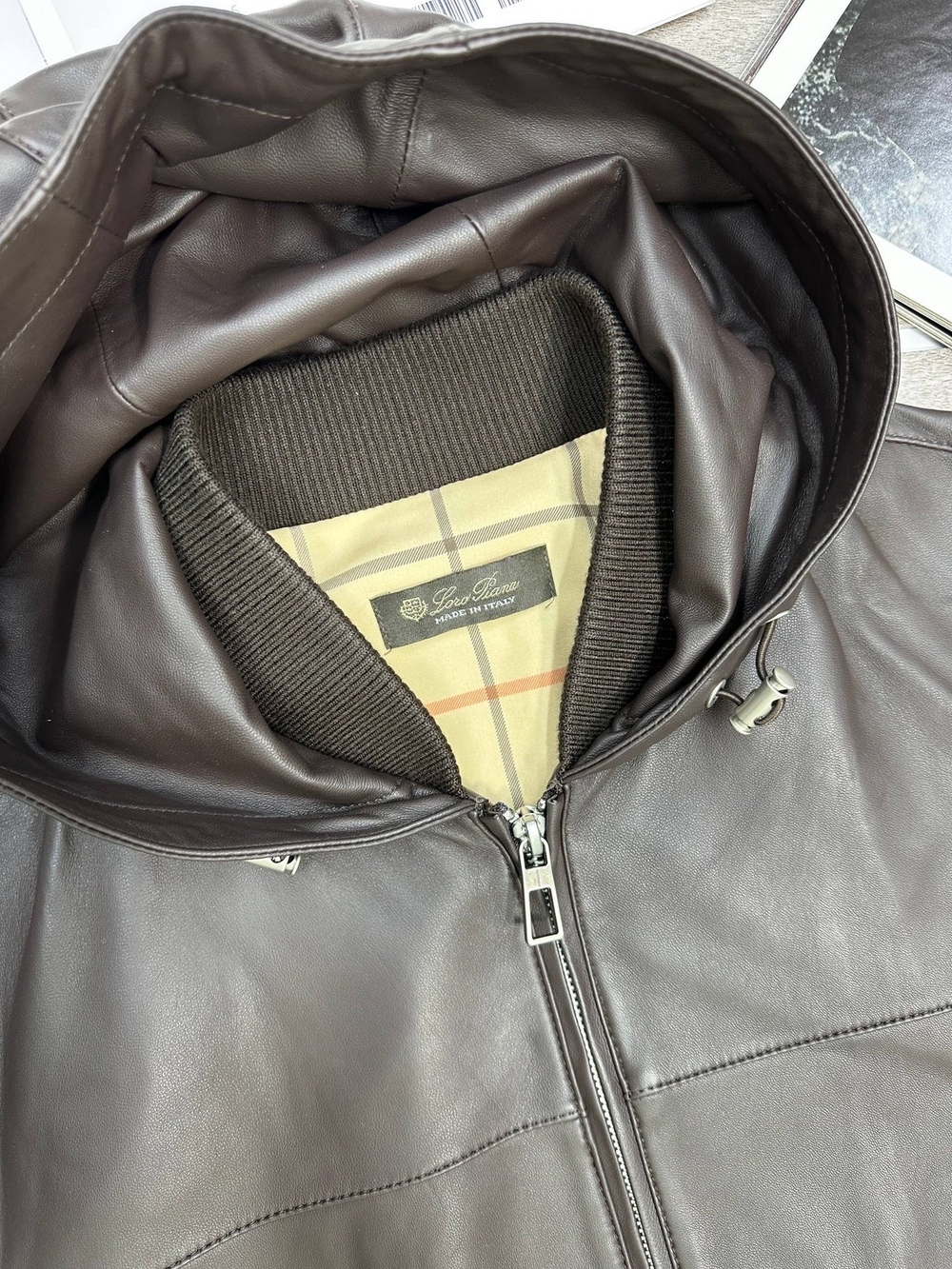 Кожаная куртка Loro Piana