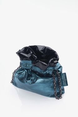 ZARA X JOHN GALLIANO МАЛЕНЬКАЯ КОЖАНАЯ СУМКА TRI-CHIC — LIMITED EDITION, ЗЕЛЕНЫЙ