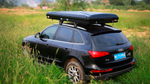 Палатка на крышу автомобиля РИФ Hard RT04-125W, корпус черный, тент серый 210х125х150
