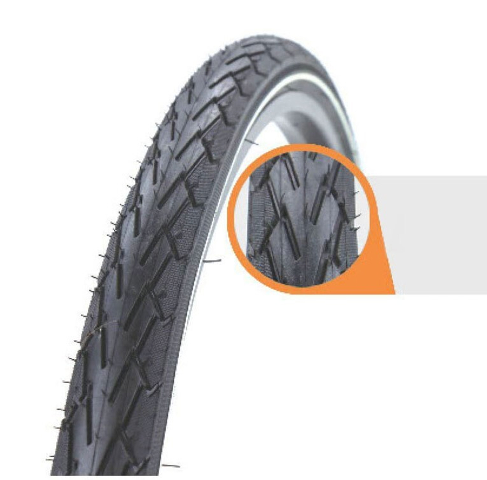 Покрышка TRIX 28"х 1.75 (47-622) TX-7505, дорожная, 30 TPI, черная
