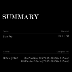Чехол книжка из PU кожи синего цвета от Dux Ducis для OnePlus Nord CE5 и Ace 5 Racing, серия Skin Pro Series Case
