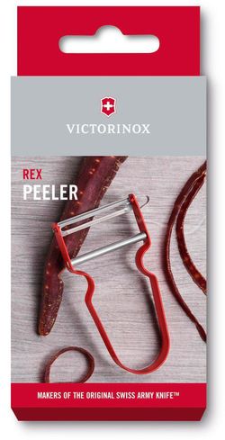 Овощечистка Victorinox rex для овощей и фруктов красная (6.0900.1) 5