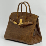 Сумка Hermes из кожи крокодила 35 см