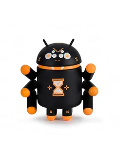 Android Mini Collectible Figure Special Edition Halloween робот коллекционный, хеллоуин, черный паук (Web Crawler)