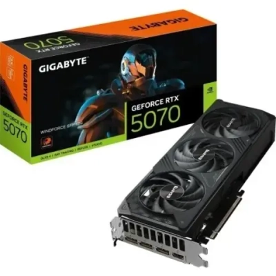 Видеокарта Gigabyte RTX5070 WINDFORCE SFF 12GB GDDR7 192bit 3xDP HDMI 3FAN RTL (GV-N5070WF3-12GD)