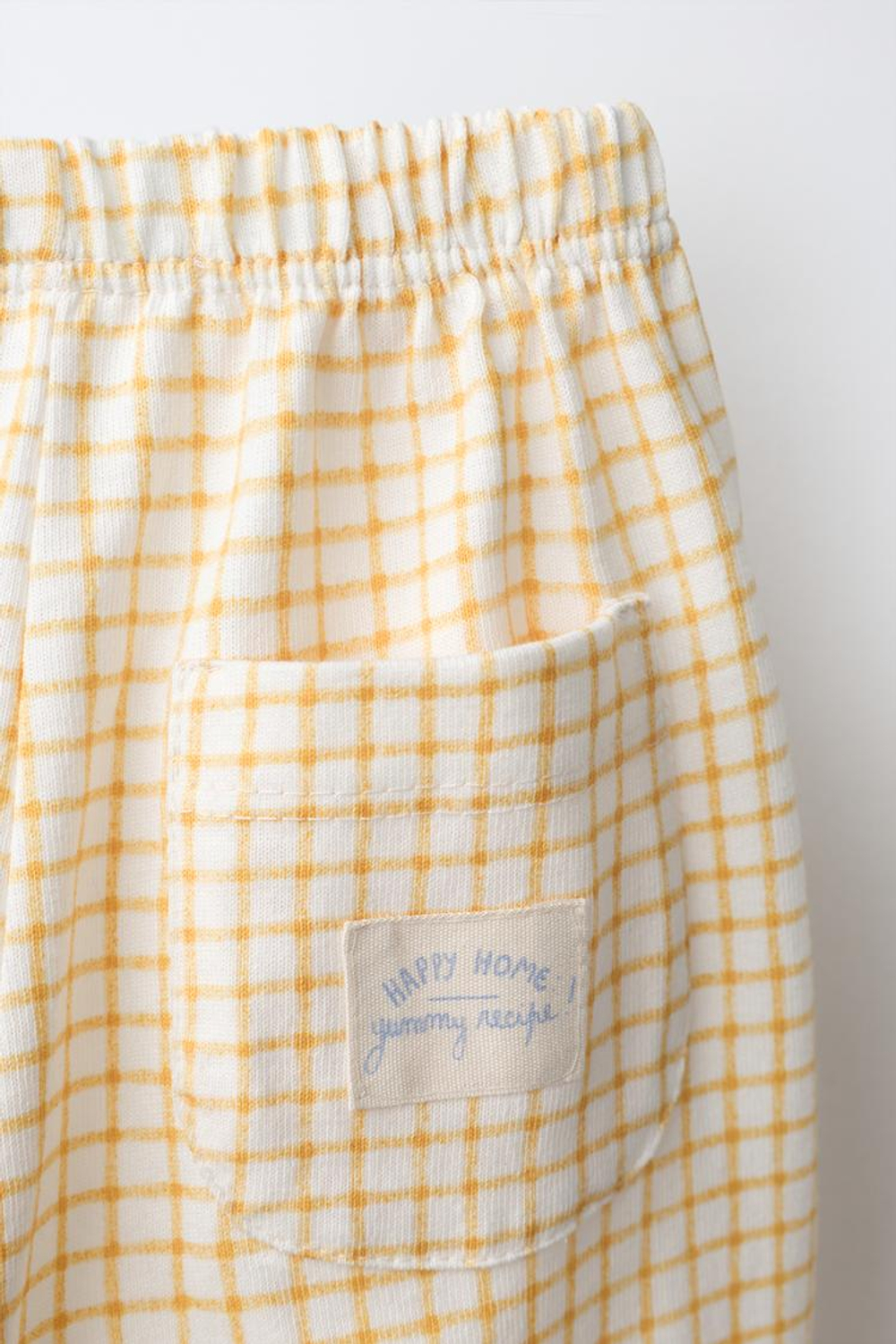 ZARA БРЮКИ В КЛЕТКУ, МЯГКИЙ ЖЕЛТЫЙ