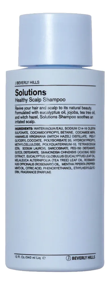 J BEVERLY HILLS Восстанавливающий шампунь для чувствительной кожи головы -Solutions Healthy Scalp Shampoo, 340мл