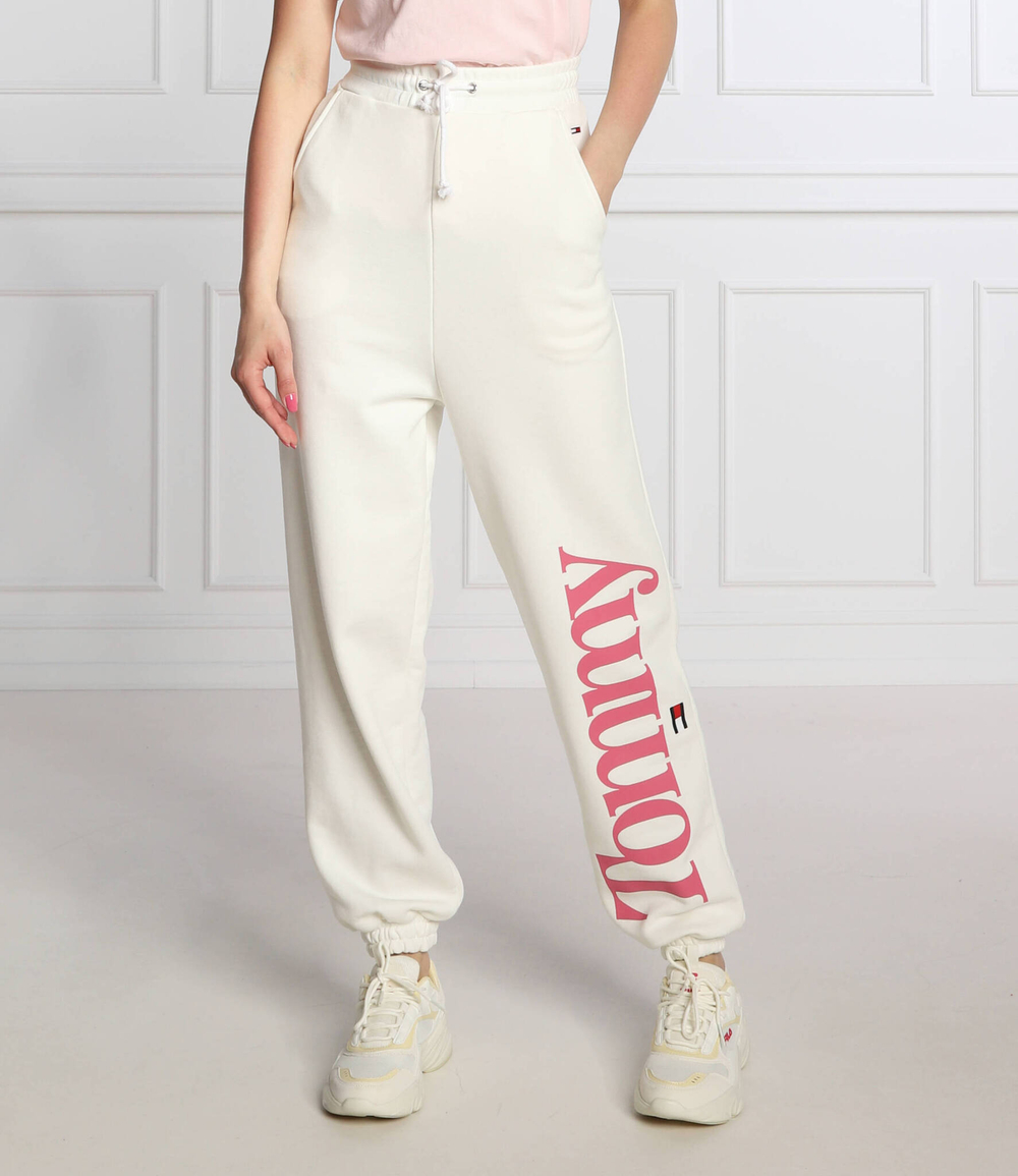 спортивные штаны Tommy Jeans - кремовый(DW0DW13760)