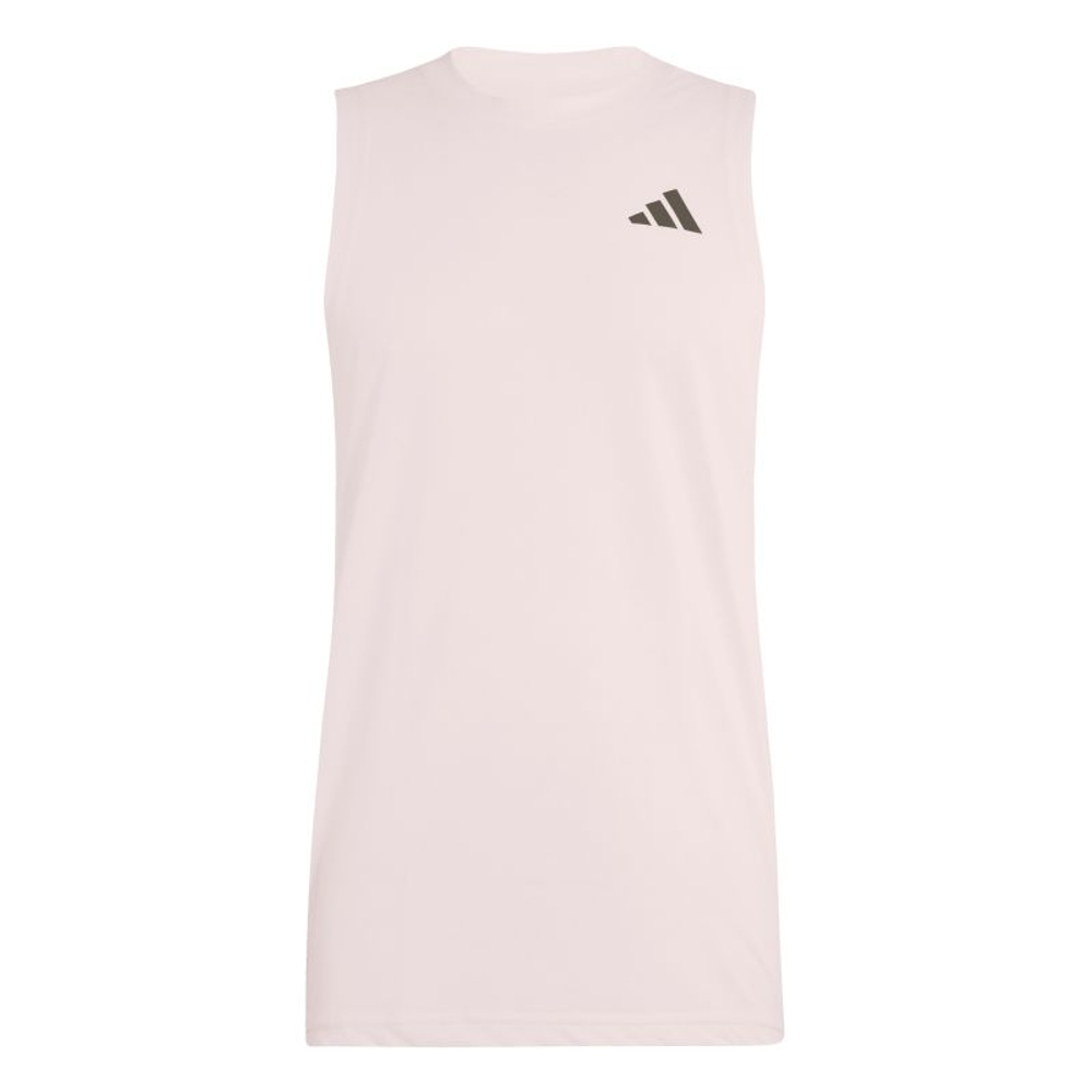 Мужская теннисная футболка Adidas Sleeveless — distilled pink