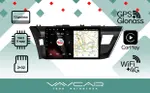 Магнитола для Toyota Corolla E180 2012-2016 - Vaycar VA77-0307 на Android 13, 4G SIM-слот