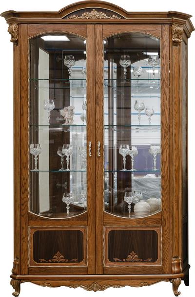 Шкаф-витрина 2д «Альба» П4.485.0.05 (П485.05)