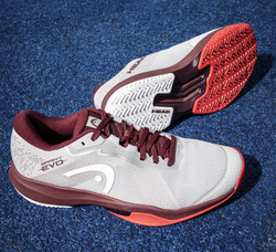 Теннисные кроссовки Head Sprint Evo 4.0 - light grey/red