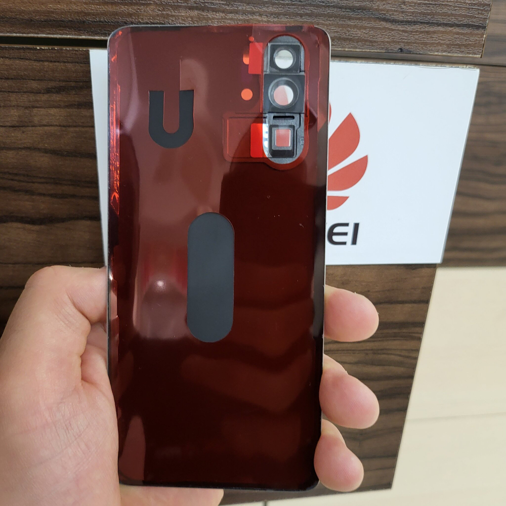 Крышка для Huawei P30 Pro - задняя стеклянная панель "Хорошее качество" (белого цвета)