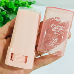 Jmsolution glow luminous flower light sun stic spf50+ - Солнцезащитный стик с розовой водой