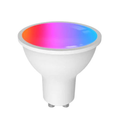 Умная лампочка MOES Matter WiFi LED Bulb GU10 (RGB+CW) 4.7W (MWB-TD5-RCW-GU10)