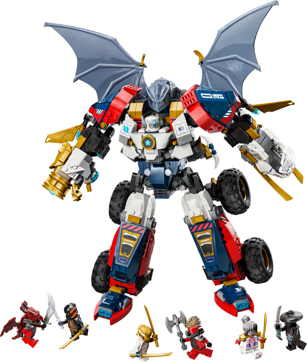 Конструктор Лего Ниндзяго Ультра-объединяющий робот Зейна 71834 | LEGO NINJAGO Zane Ultra Combiner Mech 1187 деталей 9+