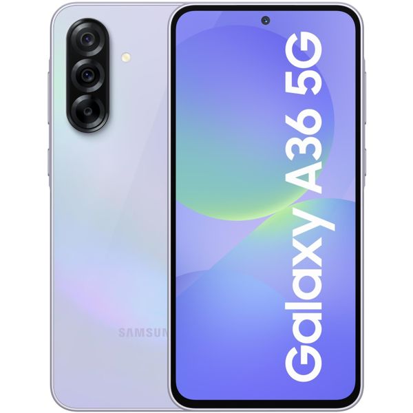 Смартфон Samsung Galaxy A36 5G 8/256 ГБ (SM-A366B/DS) Лаванда | Awesome Lavender